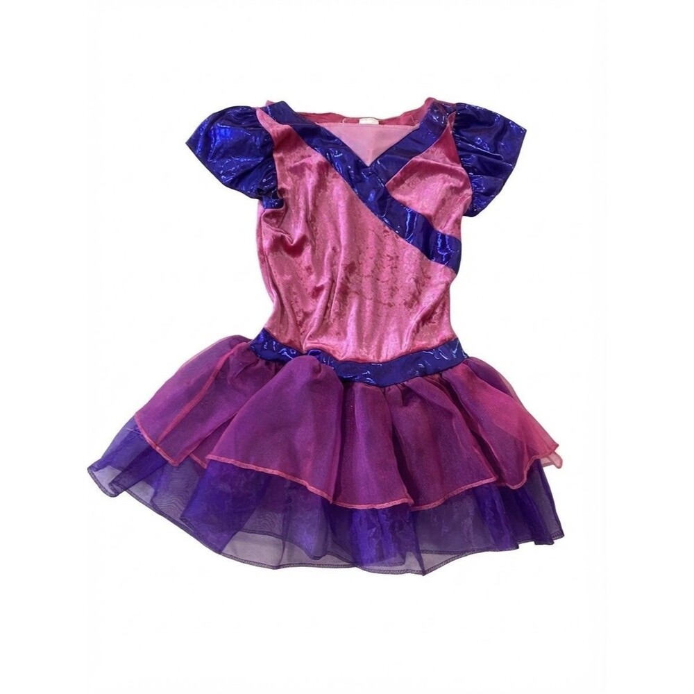 Disguise Pink & Purple Velvet Tutu Dress Girls Size Large 10-12 Dance Costume